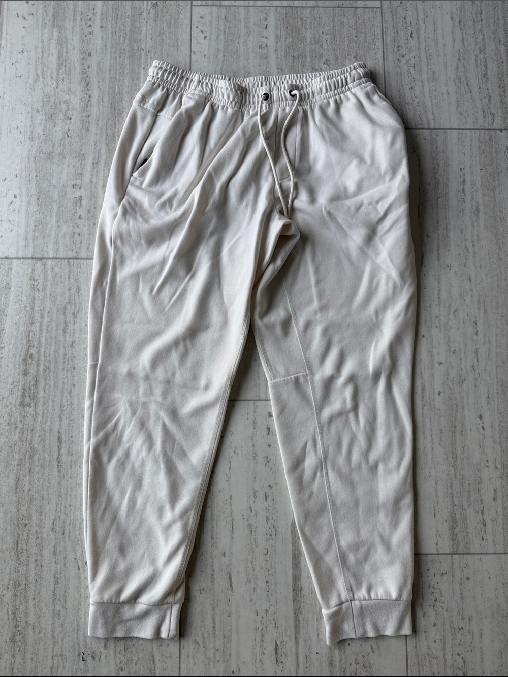 Nike Men's Cream Off-White Joggers